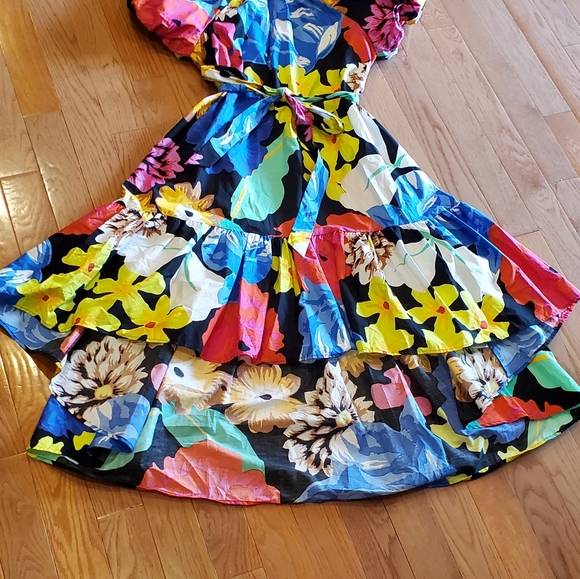 Christopher John Rogers Target Floral Puff Sleeve - Picture 8 of 11